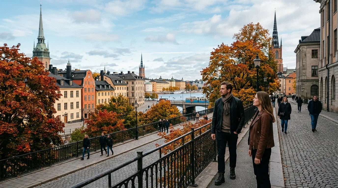 The Best Leather Jacket for Stockholm in Autumn