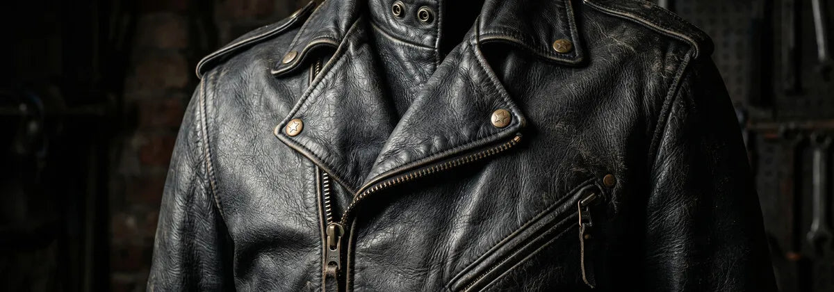 Herren-Motorradjacken aus Leder