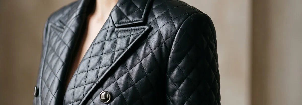 Damen-Lederblazer