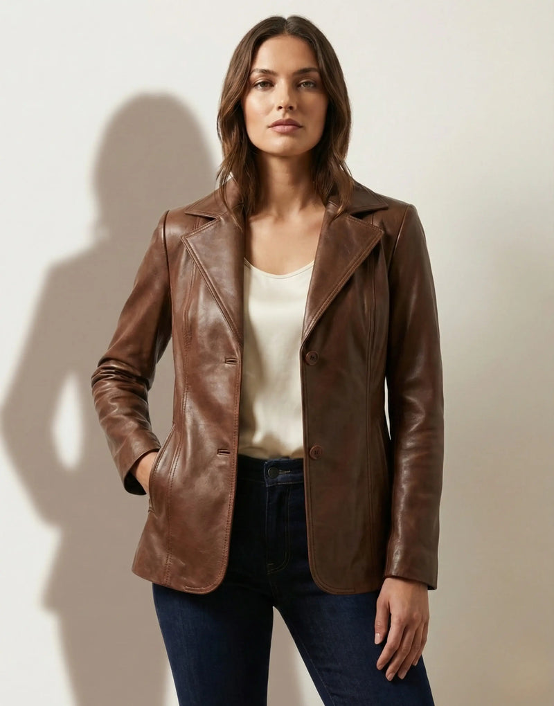 Lederblazer