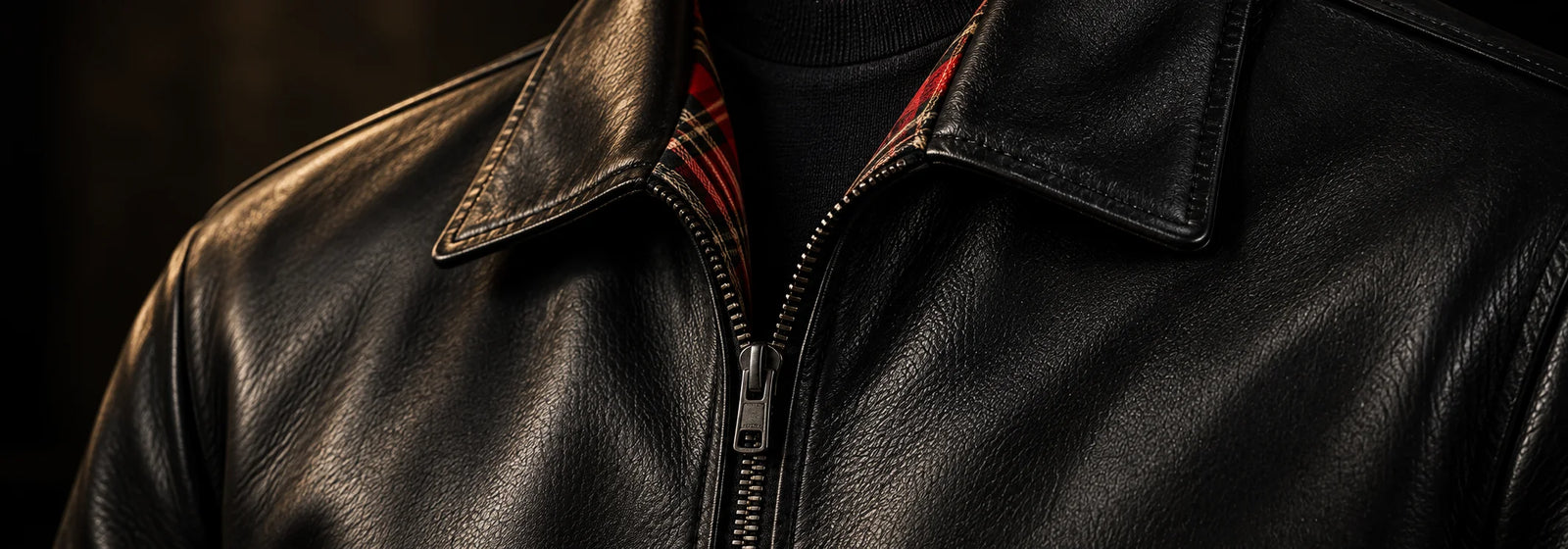 Schwarze Harrington-Jacken für Herren
